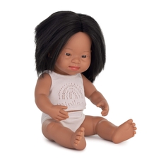 miniland Baby Doll Hispanic Girl with Down's Syndrome 